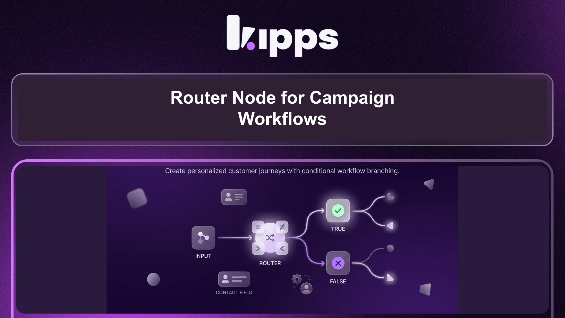 Router Node for Campaign Workflows