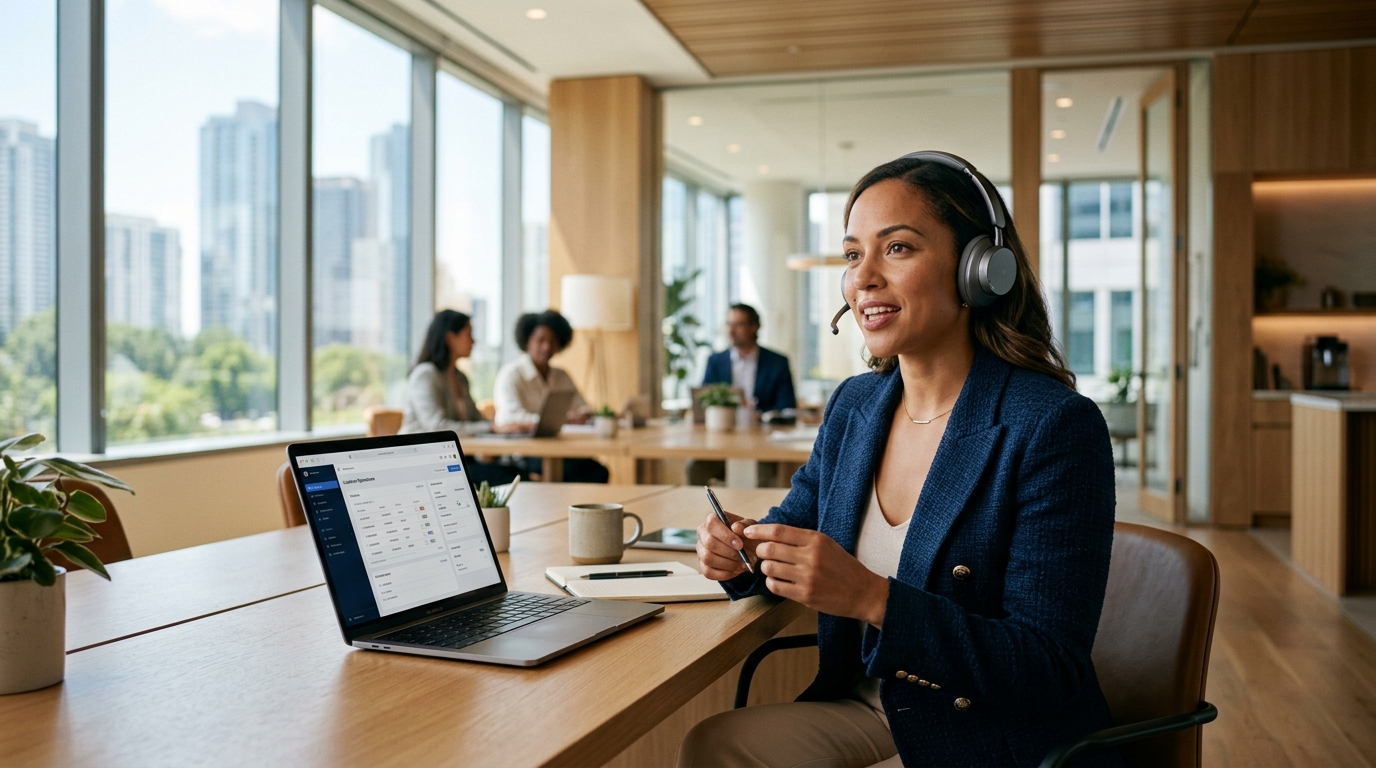 AI voice agent managing automobile dealership sales and service calls